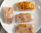 Foto langkah ke 6 dari resep 🍎Cinnamon Crispy Apple Pie Rice Paper Dumplings/Rolls.