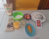 Foto del paso 1 de la receta: Bizcocho de naranja bañado en chocolate con almendras laminadas