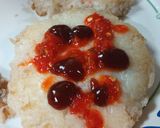 A picture of step 2 of Oh no Mushie Leftover Rice.