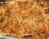 A picture of step 17 of Vegetable Dum Biryani.