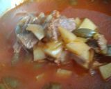 A picture of step 4 of Shredded Beef Picadillo "a la enojona".
