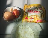 Foto langkah ke 1 dari resep Egg rice butter.