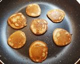 Mini banános zabpehelypalacsinták recept fázis 4 fotója