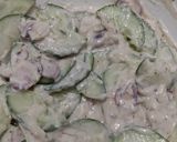 Gambar langkah 3 resipi Salad Sejuk Telur, Kentang & Timun.