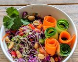 A picture of step 3 of Thai Microgreen Salad.