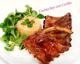 Foto del paso 5 de la receta Costillas de cerdo al horno con salsa barbacoa