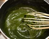 A picture of step 3 of Soy milk green tea ice cream.