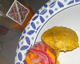 A picture of step 4 of Pickled Red Onion.