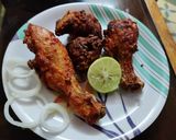 A picture of step 6 of Rostaed chicken.