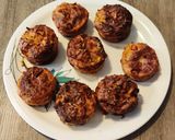 A picture of step 10 of Onion stalk sweet potato muffins.
