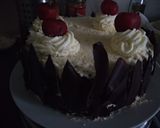 A picture of step 8 of Black Forest Cake.
