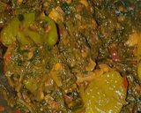 A picture of step 7 of Chicken Palak.
