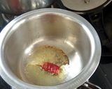 A picture of step 1 of Rajasthani dal.