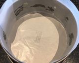 A picture of step 2 of Japanese baked cheesecake.