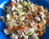 Foto del paso 7 de la receta: Arroz integral, pollo y verduras