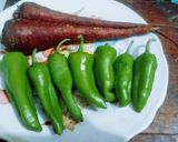 A picture of step 1 of Instant Tasty yummy chatpattu carrot and green chilli pickle.