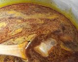 A picture of step 4 of Arroz con Chancho.