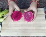 A picture of step 1 of Dragon Fruit Smoothie.