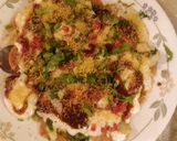 A picture of step 3 of Shev puri.