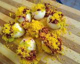A picture of step 7 of Deviled egg's #teamcontestjoyofcookingladies#Appetizer#festivedi.