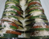 Foto del paso 3 de la receta: Berenjena, calabacín y tomate con parmesano al horno