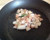 Foto del passaggio 6 della ricetta Tortiglioni con gamberi, crema di melanzane e datterini