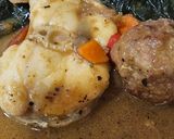 Foto del paso 6 de la receta: Albóndigas con rape, gamba langostinera y salsa de curry