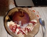 Foto del paso 4 de la receta: Manzana al vino tinto con helado de crema