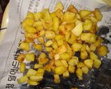 A picture of step 5 of Crispy karari bhindi.