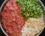 A picture of step 5 of Bhaji with plain paratha.