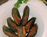 A picture of step 2 of Stuffed Karela Masala.
