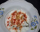 A picture of step 6 of Sago Dahi Vada.