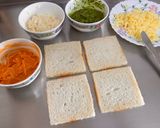 A picture of step 10 of Tiranga Sandwich (Republic Day Special).