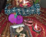 A picture of step 7 of #navratri.