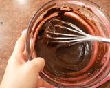 Foto langkah ke 6 dari resep Brownies Panggang Kopi Shiny Crust /fudgy brownies shiny crust.