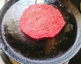 A picture of step 3 of BEETROOT PANCAKE (Beetroot CHILLA) 😋.