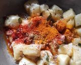A picture of step 3 of Masala jeera aloo.
