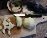 Őszi körtés-szilvás pitém /Herbstlich Birne-Pflaumekuchen recept fázis 4 fotója