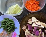 Gambar langkah 1 resipi Sayur campur.