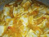 Ravioles con salsa de zapallo y atún riquísimos!