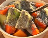 Foto langkah ke 2 dari resep Pepaya melon with chia puding.