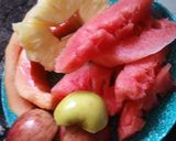 A picture of step 1 of Fruit salad.