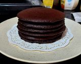 A picture of step 5 of Dark Chocolate Pancakes.