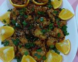 A picture of step 5 of Orange chicken.