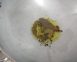 A picture of step 1 of Spicy Gravy with Paneer onion.