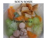 Foto langkah ke 4 dari resep Sup Wortel Oyong Soun Sosis.