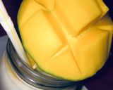 A picture of step 5 of Mango lassi.