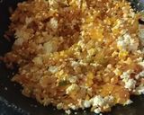 A picture of step 2 of Paneer bhurgi.