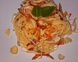 Foto langkah ke 3 dari resep Spaghetti Ayam Suwir Sambel Matah.
