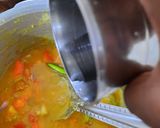 A picture of step 4 of South indian Sambar meal.